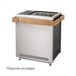 Печь Sentiotec Concept R combi, 9 кВт, нержавеющая сталь