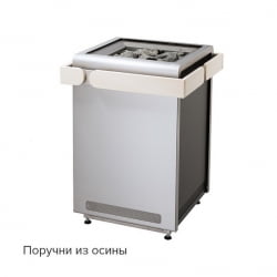 Печь для сауны Sentiotec Concept R, 9 кВт, нержавеющая сталь