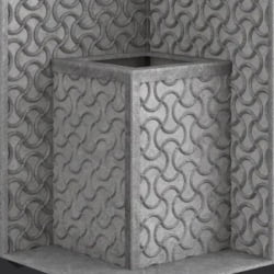 Стена из слэба талькомагнезита Talc Stone wall 65 с гравировкой