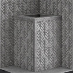Стена из слэба талькомагнезита Talc Stone wall 63 с гравировкой