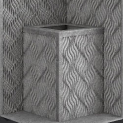 Стена из слэба талькомагнезита Talc Stone wall 62 с гравировкой