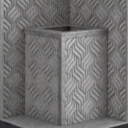 Стена из слэба талькомагнезита Talc Stone wall 61 с гравировкой
