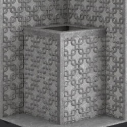 Стена из слэба талькомагнезита Talc Stone wall 60 с гравировкой