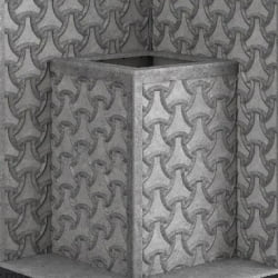 Стена из слэба талькомагнезита Talc Stone wall 59 с гравировкой