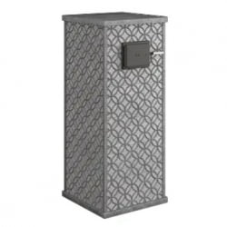 Стена из слэба талькомагнезита Talc Stone wall 58 с гравировкой