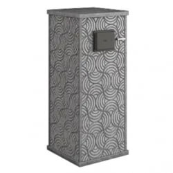 Стена из слэба талькомагнезита Talc Stone wall 57 с гравировкой