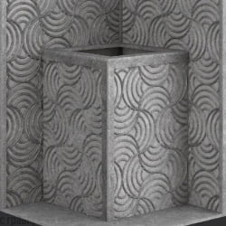 Стена из слэба талькомагнезита Talc Stone wall 57 с гравировкой