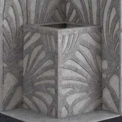 Стена из слэба талькомагнезита Talc Stone wall 74 с гравировкой