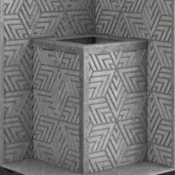 Стена из слэба талькомагнезита Talc Stone wall 55 с гравировкой