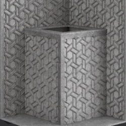 Стена из слэба талькомагнезита Talc Stone wall 50 с гравировкой