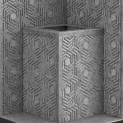Стена из слэба талькомагнезита Talc Stone wall 46 с гравировкой