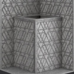 Стена из слэба талькомагнезита Talc Stone wall 43 с гравировкой