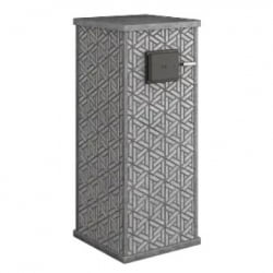 Стена из слэба талькомагнезита Talc Stone wall 41 с гравировкой