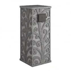 Стена из слэба талькомагнезита Talc Stone wall 72 с гравировкой