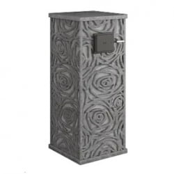 Стена из слэба талькомагнезита Talc Stone wall 71 с гравировкой