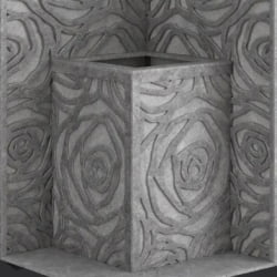 Стена из слэба талькомагнезита Talc Stone wall 71 с гравировкой