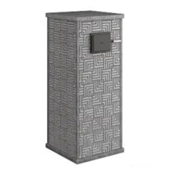 Стена из слэба талькомагнезита Talc Stone wall 67 с гравировкой