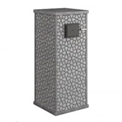 Стена из слэба талькомагнезита Talc Stone wall 66 с гравировкой