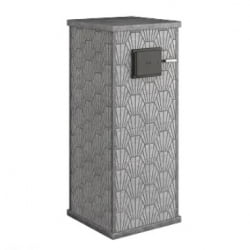 Стена из слэба талькомагнезита Talc Stone wall 37 с гравировкой