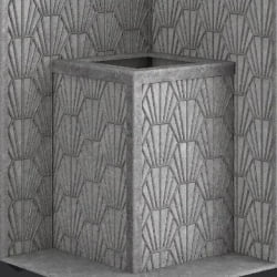 Стена из слэба талькомагнезита Talc Stone wall 37 с гравировкой