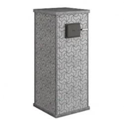 Стена из слэба талькомагнезита Talc Stone wall 36 с гравировкой