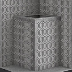Стена из слэба талькомагнезита Talc Stone wall 33 с гравировкой