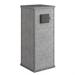 Стена из слэба талькомагнезита Talc Stone wall 32 с гравировкой
