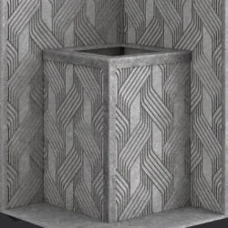 Стена из слэба талькомагнезита Talc Stone wall 29 с гравировкой