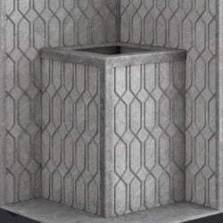 Стена из слэба талькомагнезита Talc Stone wall 30 с гравировкой