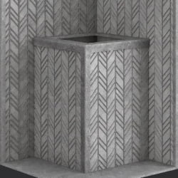 Стена из слэба талькомагнезита Talc Stone wall 26 с гравировкой