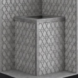 Стена из слэба талькомагнезита Talc Stone wall 25 с гравировкой