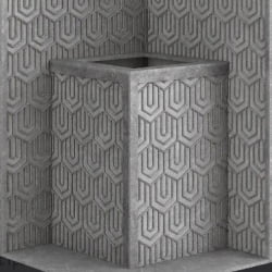 Стена из слэба талькомагнезита Talc Stone wall 24 с гравировкой