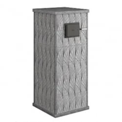 Стена из слэба талькомагнезита Talc Stone wall 18 с гравировкой