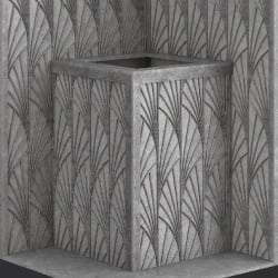 Стена из слэба талькомагнезита Talc Stone wall 18 с гравировкой