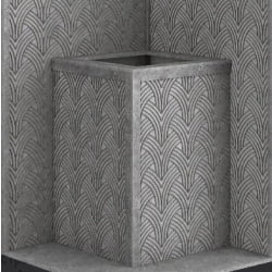 Стена из слэба талькомагнезита Talc Stone wall 17 с гравировкой