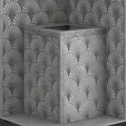 Стена из слэба талькомагнезита Talc Stone wall 16 с гравировкой