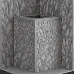Стена из слэба талькомагнезита Talc Stone wall 13 с гравировкой