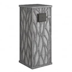Стена из слэба талькомагнезита Talc Stone wall 11 с гравировкой