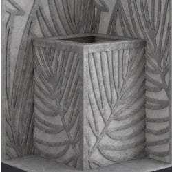 Стена из слэба талькомагнезита Talc Stone wall 08 с гравировкой