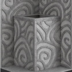 Стена из слэба талькомагнезита Talc Stone wall 06 с гравировкой