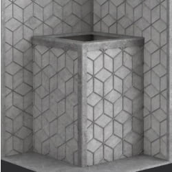 Стена из слэба талькомагнезита Talc Stone wall 05 с гравировкой