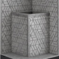 Стена из слэба талькомагнезита Talc Stone wall 03 с гравировкой