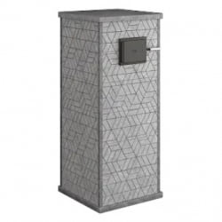 Стена из слэба талькомагнезита Talc Stone wall 03 с гравировкой