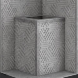 Стена из слэба талькомагнезита Talc Stone wall 02 с гравировкой