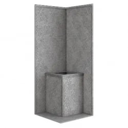 Стена из слэба талькомагнезита Talc Stone wall 02 с гравировкой