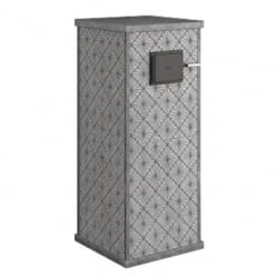 Стена из слэба талькомагнезита Talc Stone wall 01 с гравировкой