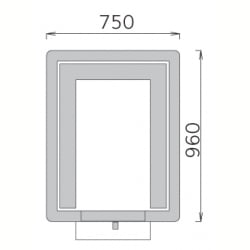 Дровяная печь по-черному Tulikivi SK 950