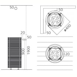 Электрическая печь Tulikivi Naava Rigara 10,5 kW