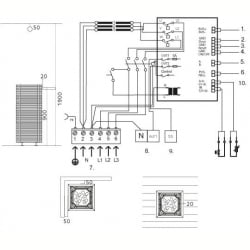 Электрическая печь Tulikivi Tuisku Rigatta 6,8 kW