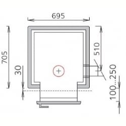 Дровяная печь Tulikivi TK550/3 Classic без портала